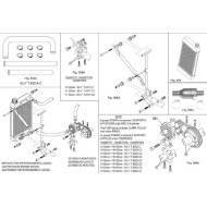 Kit supporto radiatore 410mm Iame X30, MONDOKART, kart, go