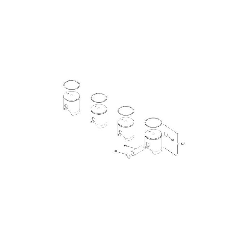 Circlip for piston IAME KZ - KF - OK, mondokart, kart, kart