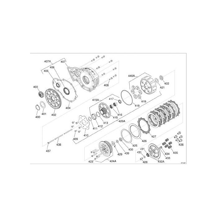 Clips A35 Iame Screamer (1-2) KZ, MONDOKART, kart, go kart
