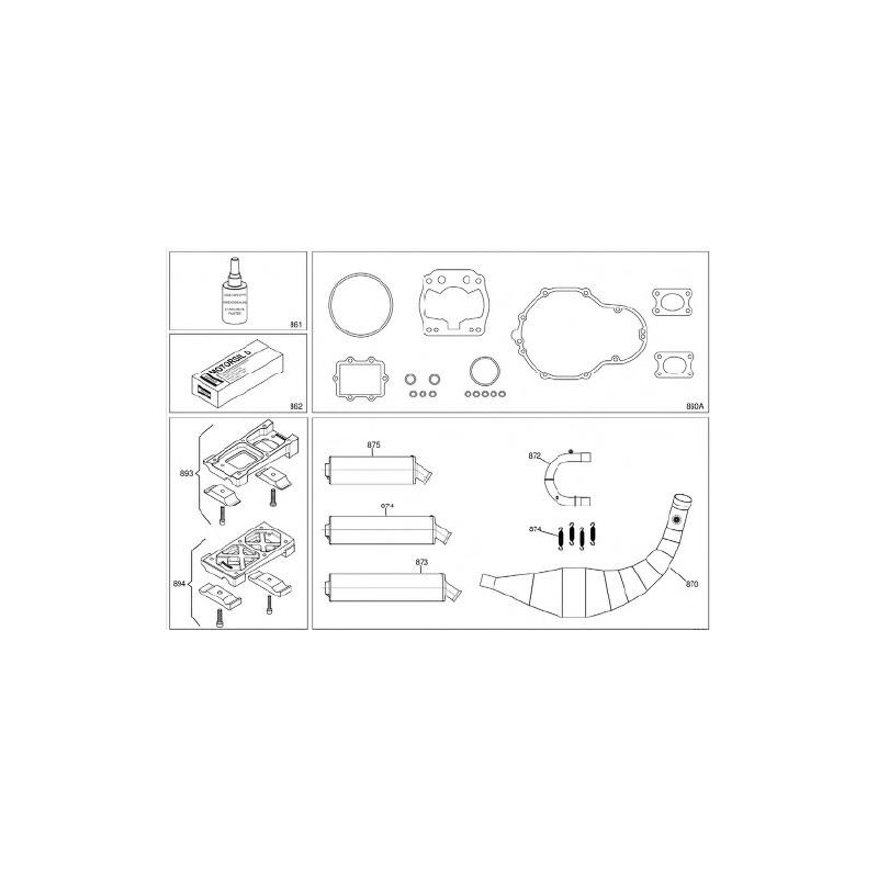 Pochette Joints Iame Screamer KZ, MONDOKART, kart, go kart
