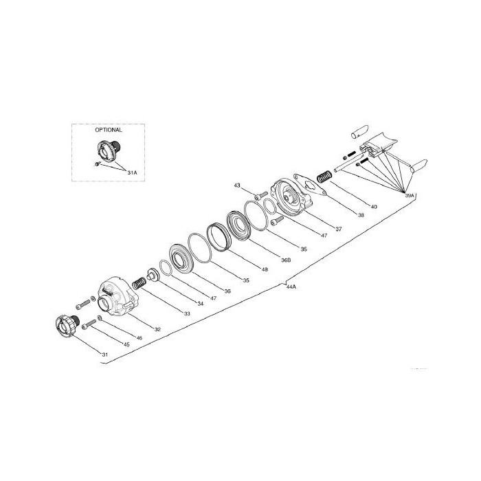 Lung green Iame KF valve membrane, mondokart, kart, kart store