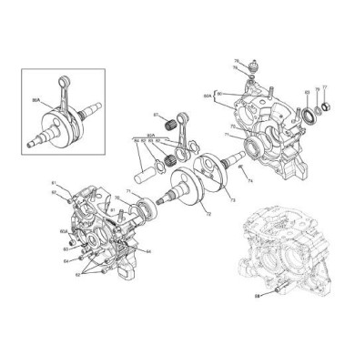 Bouchon d'évacuation d'huile IAME KF - SuperX30, MONDOKART