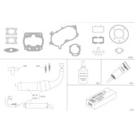Terminal Silenciador Silenciador Iame, MONDOKART, kart, go Terminal Silenciador Silenciador Iame, MONDOKART, kart, go