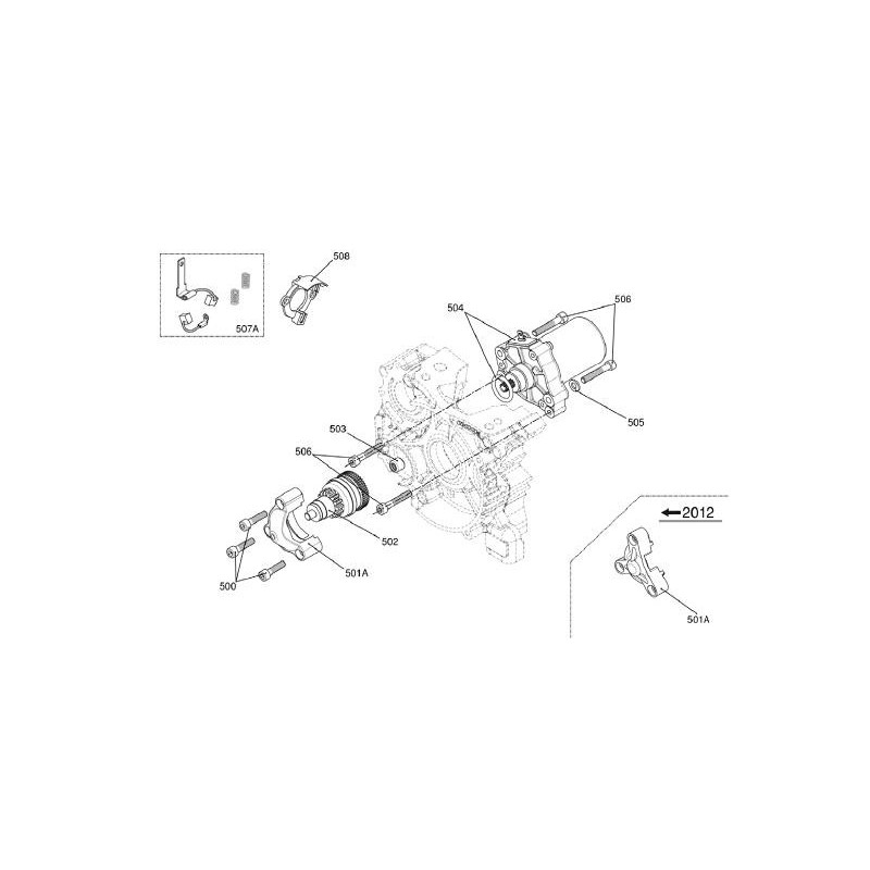 Bendix Kunststoff Unterstützung IAME KF Reedster, MONDOKART