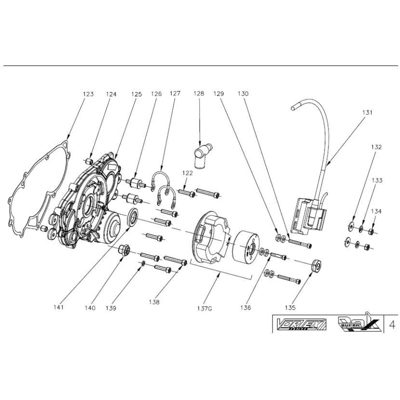 Bobina 500.212 RokGP (ex SuperRok) Vortex (con limitador)