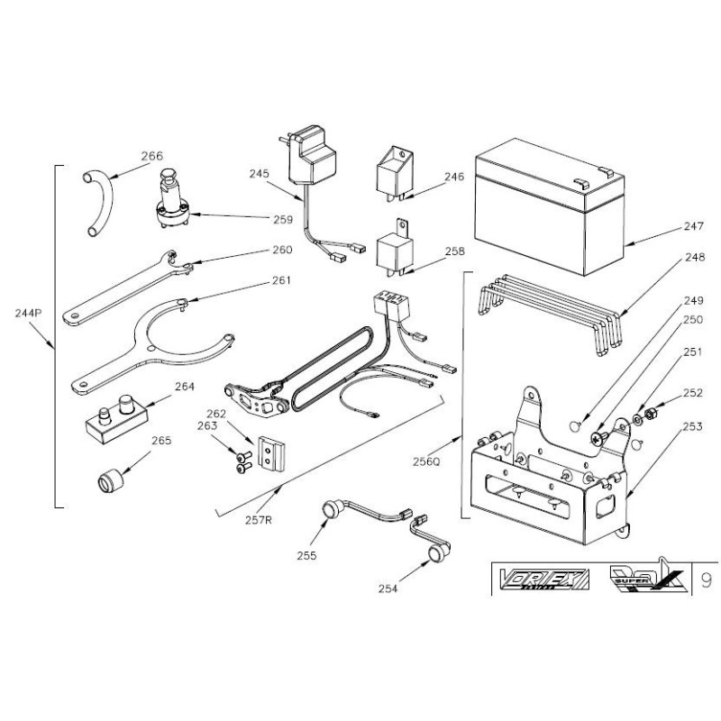 Carica batteria 12v universale (piombo), MONDOKART, kart, go