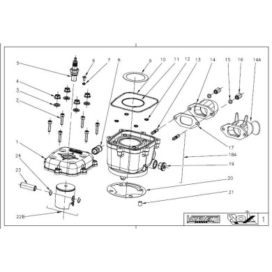 Guarnizione rame 6X10X1.5 Vortex, MONDOKART, kart, go kart