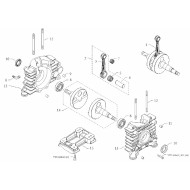 Albero Motore completo EKL BMB Easykart 60cc, MONDOKART, kart Albero Motore completo EKL BMB Easykart 60cc, MONDOKART, kart