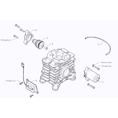 Bendix EKL (rinvio avviamento pignone) BMB Easykart 60cc