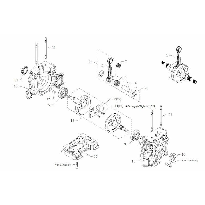 Hubzapfen 18 x 47 BMB Easykart 125cc (bis 2014), MONDOKART