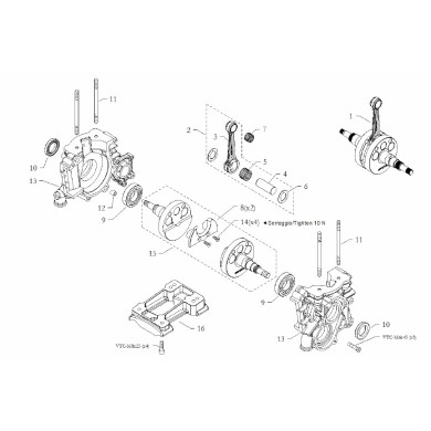 Platine Moteur Perforee BirelArt Easykart, MONDOKART, kart, go