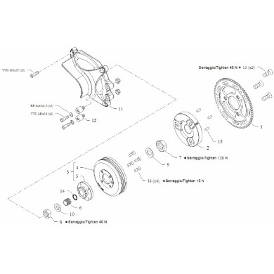 Engine Sprocket BMB Easykart EKL EKA EKJ KF HAT 60-100 - 125