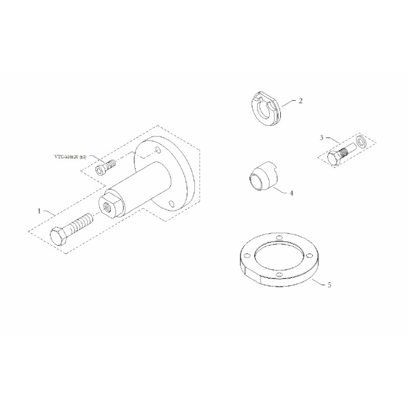 Extracteur Embrayage EKA EKJ EKL 60cc 100cc 125cc Easykart BMB