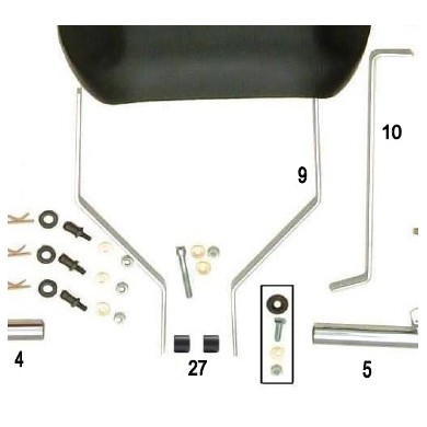 Spessore 6,5x18x14 Frontalino, MONDOKART, kart, go kart