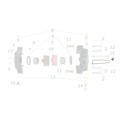 Spina Sicurezza Anteriore CRG V05 / V04, MONDOKART, kart, go