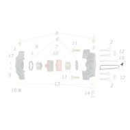 Sicherheitsnadel vorne CRG V05 / V04, MONDOKART, kart, go kart