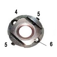 Caster porta piastrina Sniper A CRG, MONDOKART, kart, go kart