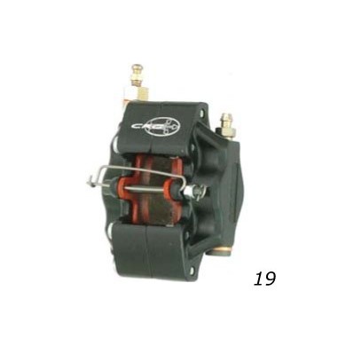 Brake Caliper V05 / UP Full Black Front (cast iron) CRG