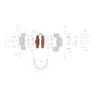 Front brake pad V99 CRG, mondokart, kart, kart store, karting