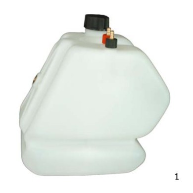 Réservoir 8,5 litres KG complet 125cc, MONDOKART, kart, go