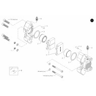 Piston étrier de frein arrière I38 BirelArt, MONDOKART, kart