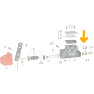 Rondella Rame 10,5-14x2 raccordo freno, MONDOKART, kart, go