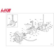 Schwungradmutter M10 LKE R12, MONDOKART, kart, go kart
