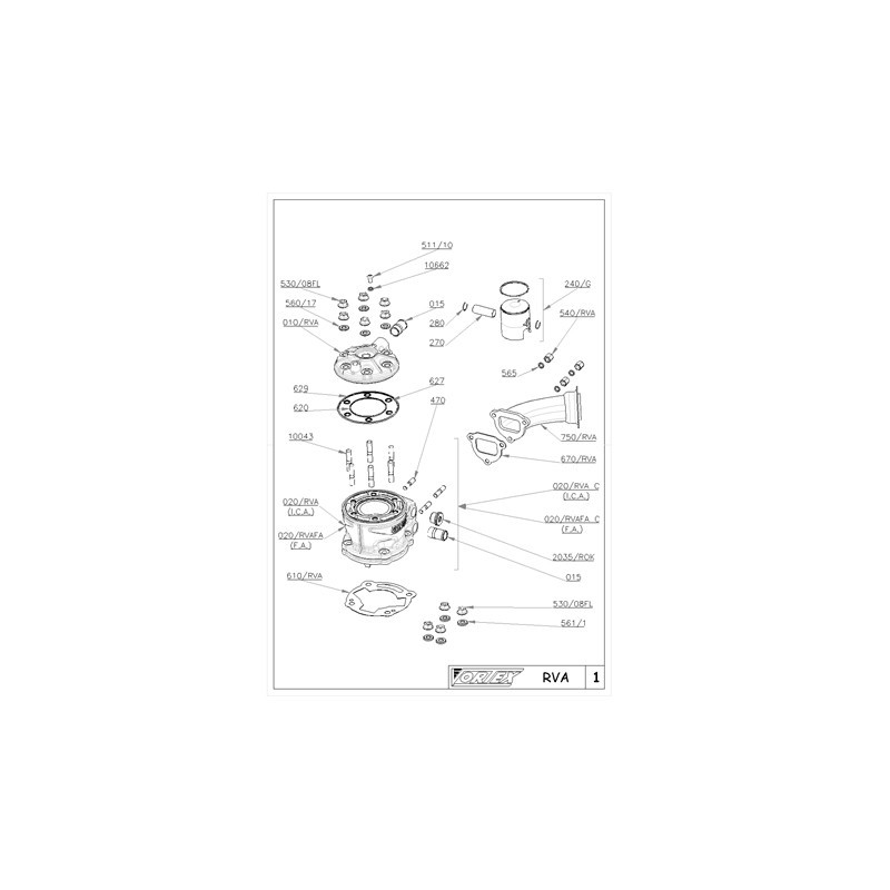 Oring interno testa Vortex, MONDOKART, kart, go kart, karting