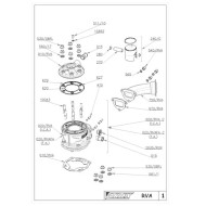 Oring internen Kopf Vortex, MONDOKART, kart, go kart, karting