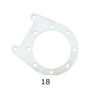 Support Plaque étrier arrière V04 CRG, MONDOKART, kart, go