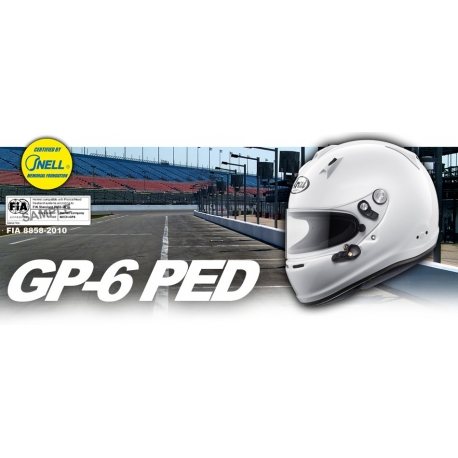 Casco Arai GP-6 PED (coche a prueba de fuego), MONDOKART, kart