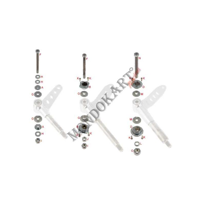 Espesor Mangueta HST Ø 10 x 24 x 3 mm OTK TonyKart, MONDOKART