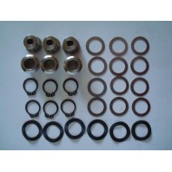 Kit Buje Disco Freno Trasero Birel 80X180X16, MONDOKART, kart