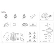 Engine gasket kit Modena KZ KK1 MKZ, mondokart, kart, kart