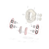 Gasket front caliper sealing BSS KZ BSM4 TonyKart OTK