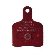 Plaquette de frein BS5 - BS6 - OTK SA2 Rouge TonyKart