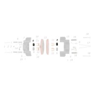 Reten Pinza Freno V99 D19 CRG, MONDOKART, kart, go kart