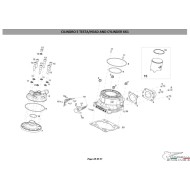 Dichtung Zylinder 0,40 Modena KK1 MKZ, MONDOKART, kart, go