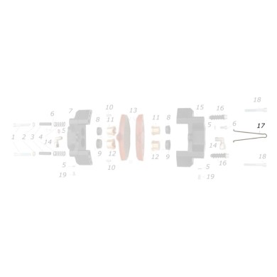 Langen Zange Sicherheitsstecker hinten CRG, MONDOKART, kart, go
