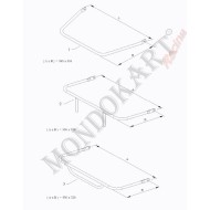 Paraurti anteriori D 550x320 KF KZ OK BirelArt, MONDOKART Paraurti anteriori D 550x320 KF KZ OK BirelArt, MONDOKART