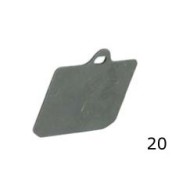 Epaisseur plaquette V99 arrière CRG, MONDOKART, kart, go kart