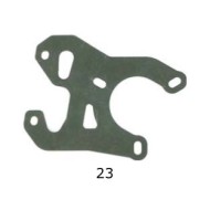 Piastra supporto pinza V99 CRG, MONDOKART, kart, go kart