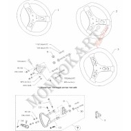 Spacer geneigte Lenkrad BirelArt Dicke, MONDOKART, kart, go