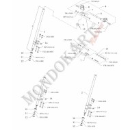 Soporte Columna Dirección BirelArt L75 (75 MM) nylon Soporte Columna Dirección BirelArt L75 (75 MM) nylon