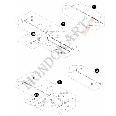 Ripartitore di frenata BirelArt, MONDOKART, kart, go kart