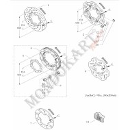 Disc festen hinteren W 66x180x8 RI38 BirelArt, MONDOKART, kart Disc festen hinteren W 66x180x8 RI38 BirelArt, MONDOKART, kart