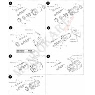 Mozzo Ruota Posteriore 50mm x 115 - 8A HQ BirelArt, MONDOKART