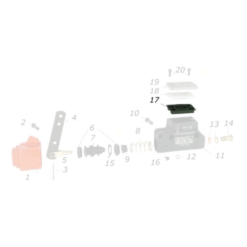 Membrana Pompa V05 / V04 CRG, MONDOKART, kart, go kart