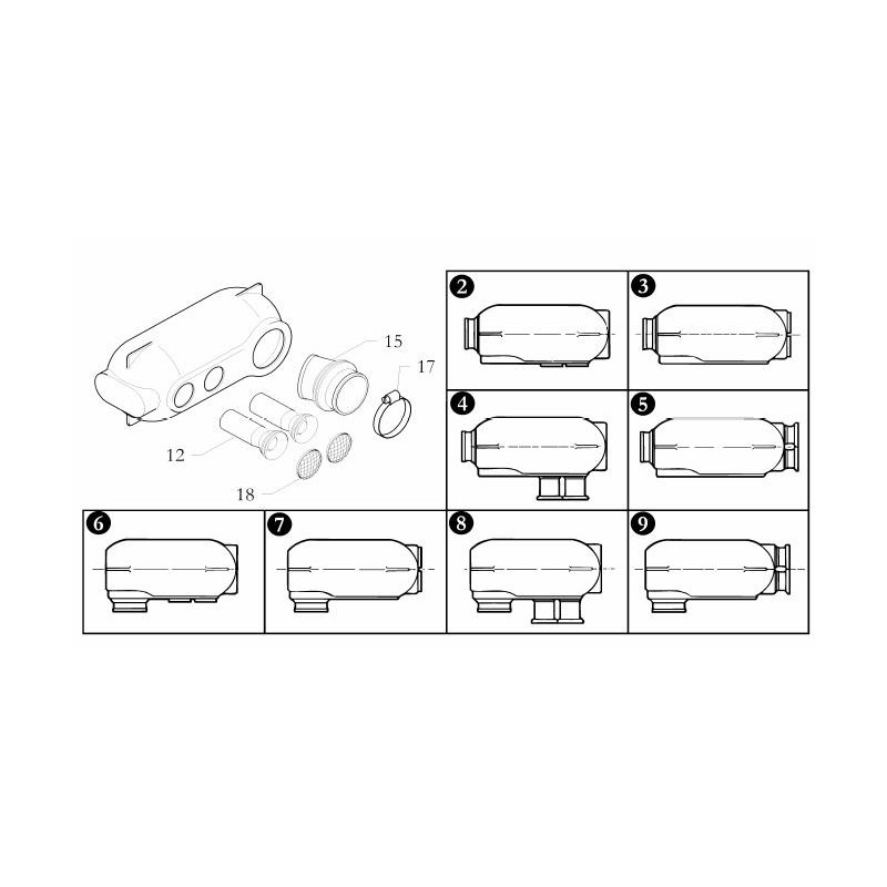 Protection Filtre Conduit 29mm BirelArt, MONDOKART, kart, go