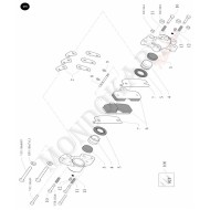 Pad return spring BirelArt, mondokart, kart, kart store
